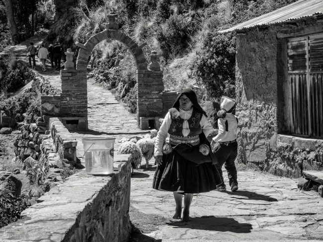 Taquile island <p> Titicaca lake, Peru (2013)